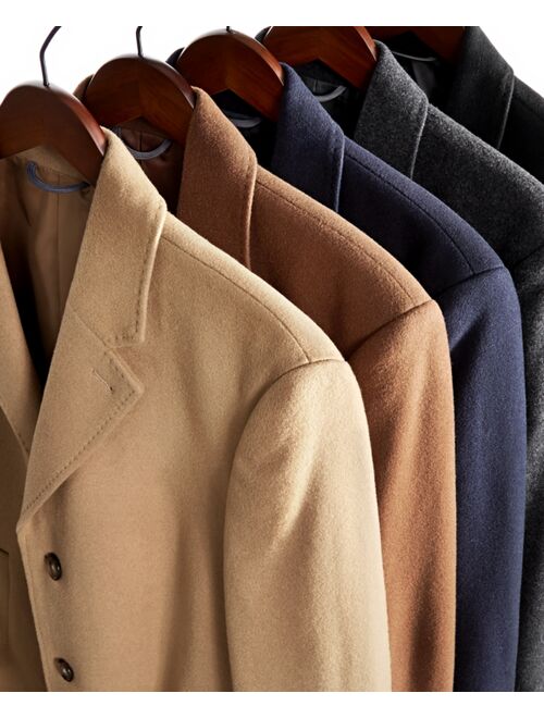 MICHAEL KORS Men's Classic Fit Luxury Wool Cashmere Blend Overcoats