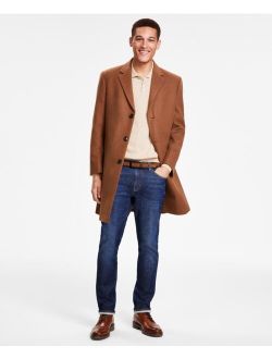 Men's Classic-Fit Solid Overcoats