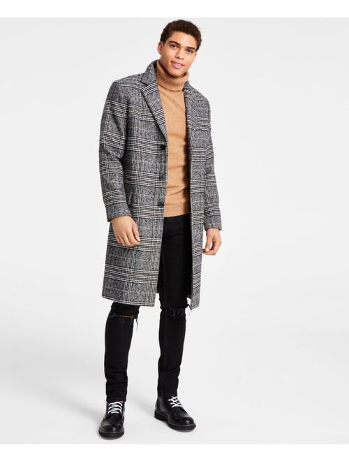 INC International Concepts I.N.C. INTERNATIONAL CONCEPTS Men's Nicolas Plaid Coat, Created for Macy's