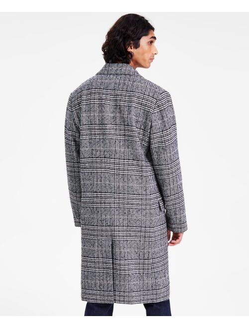 INC International Concepts I.N.C. INTERNATIONAL CONCEPTS Men's Nicolas Plaid Coat, Created for Macy's