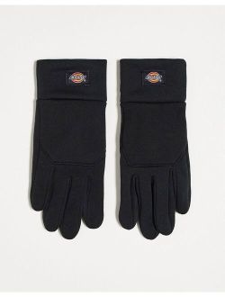 touch gloves in black