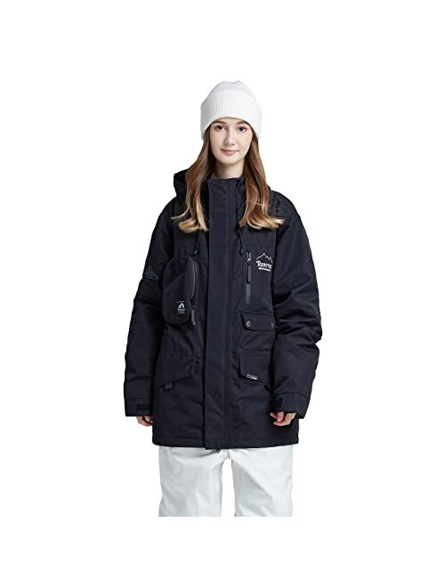 Come Wonka Womens Ski Jacket Waterproof Snow Jackets Winter Windproof Snowboard Jacket Coats with Hood