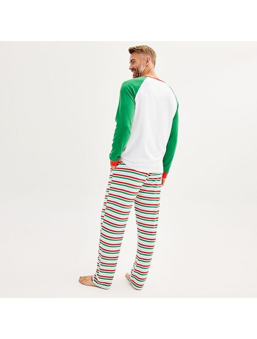 Men's Jammies For Your Families Papa Elf Top & Bottoms Pajama Set by Cuddl Duds