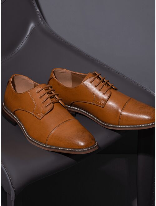 SHOESMALL Formal Dress Shoes for Men Business Derby Shoes Men s Dress Shoes Oxford Shoes