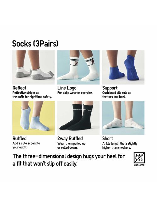 Uniqlo Regular Socks (3 Pairs)