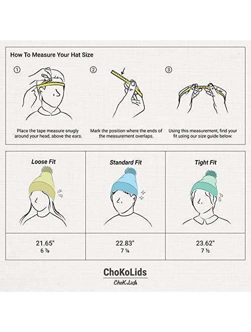 CHOK.LIDS Plain Color Stripe Beanies for Men and Women Soft Acrylic Knit Cuffed Beanie Cap Winter Hat Outdoor