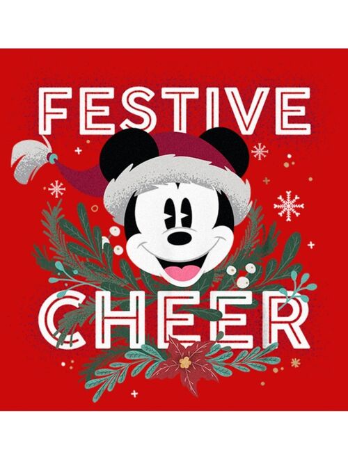 DISNEY Boy's Mickey & Friends Mickey Mouse Festive Cheer Child T-Shirt