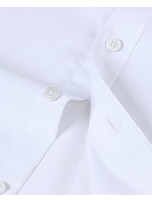 Lion Nardo Dress Shirts for Men Long Sleeve Mens Dress Shirts Regular Fit Casual Button Down Shirts Cotton Dress Shirts