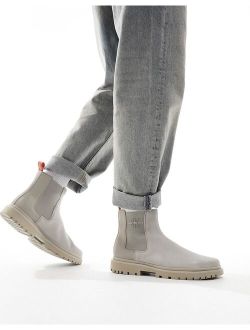 Jeans Eva suede chelsea boots in gray