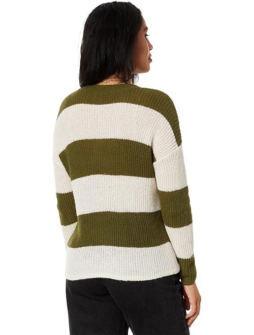 Madewell Ribbed Crewneck Sweater in Stripe