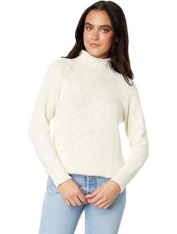 Cotton Ragg Sweaters Funnel Neck Pullover