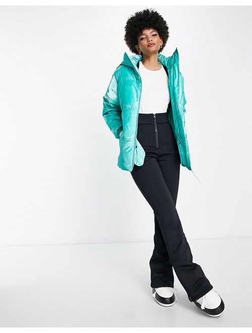 ASOS 4505 Tall ski hi-shine puffer jacket