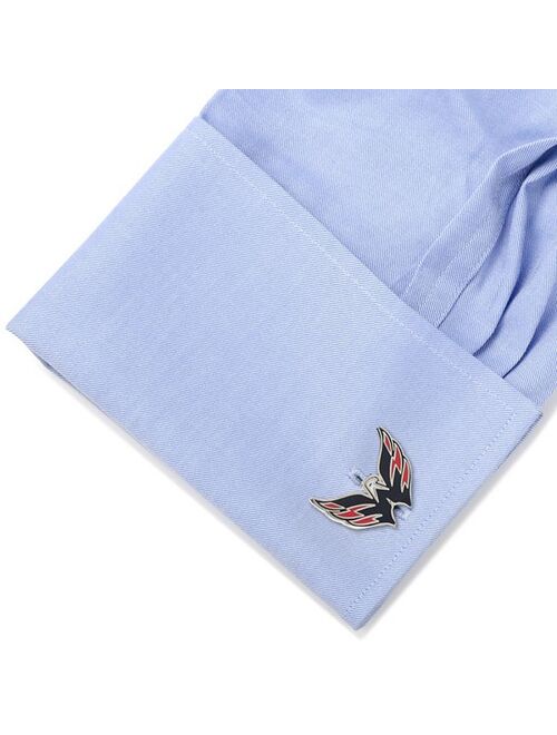 Cufflinks, Inc. cuff links inc. Cuff Links, Inc. Washington Capitals Rhodium-Plated Cuff Links