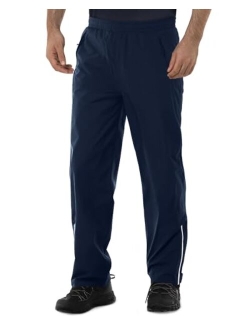 33,000ft Men's Rain Pants Breathable Lightweight Reflective Windproof Waterproof Pants for Golf Hiking Outdoor