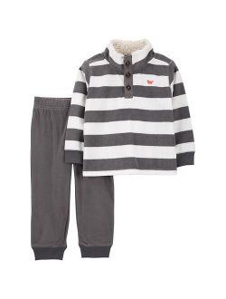 carters Toddler Boy Carter's 2-Piece Striped Pullover & Pants Set