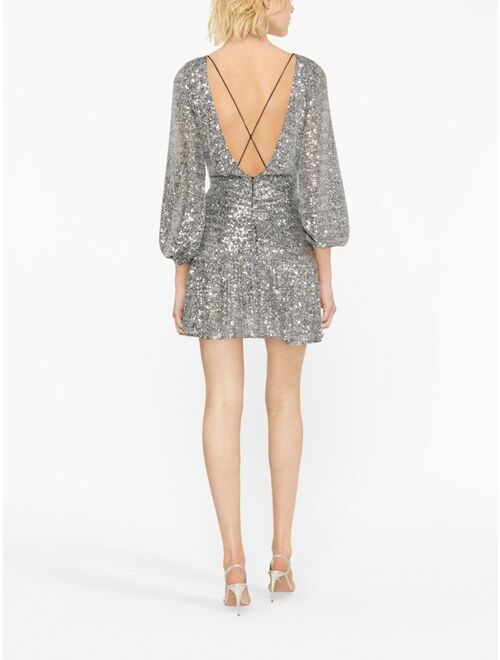 Maje sequin-embellished minidress