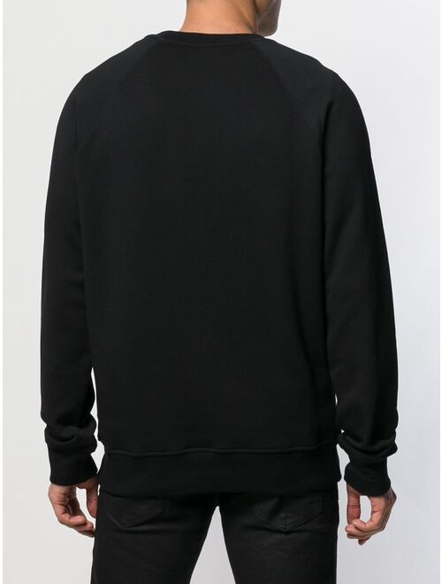 Balmain logo print sweatshirt