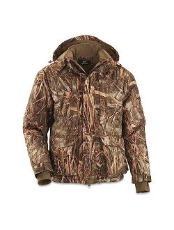 Guide Gear Mens Waterfowl Hunting Camo Jacket Waterproof and Insulated Mossy Oak