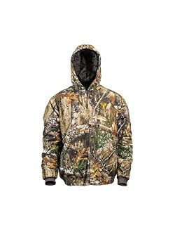 HOT SHOT Youth Insulated Twill Camo Hunting Jacket - Camo with Cotton Shell, for cold weather, bird and deer hunting