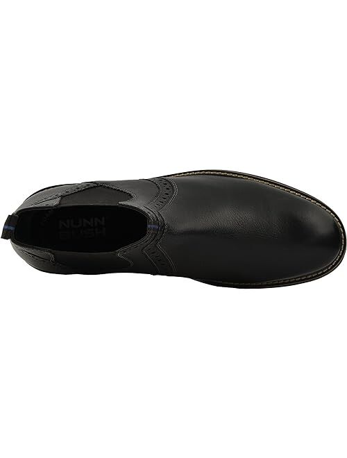 Nunn Bush Otis Plain Toe Chelsea Boot with KORE Walking Comfort Technology