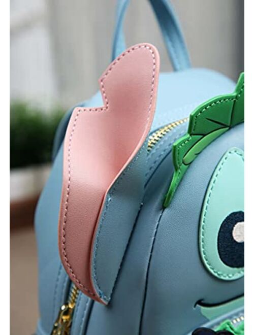 Loungefly Disney Stitch Luau Cosplay Womens Double Strap Shoulder Bag Purse, One Size