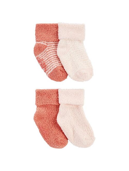 carters Baby Girl Carter's 4-Pack Foldover Chenille Socks
