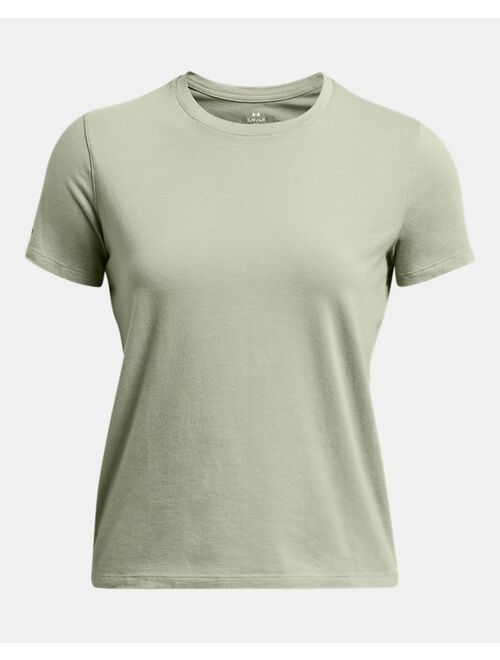 Under Armour Women's UA Icon Charged Cotton Short Sleeve