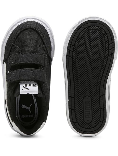 PUMA Kids Court Classic Vulc Faux Suede Hook and Loop (Toddler)