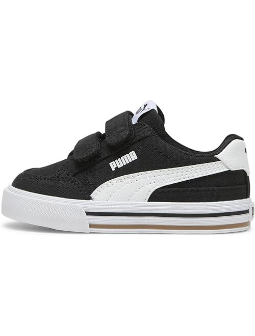 PUMA Kids Court Classic Vulc Faux Suede Hook and Loop (Toddler)