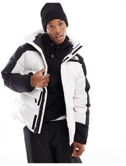 himalayan down jacket in black and white