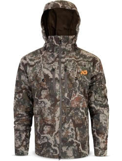 Mens Solitude Insulated Soft Shell Jacket - Fleece Hooded Windproof Camo Hunting Coat