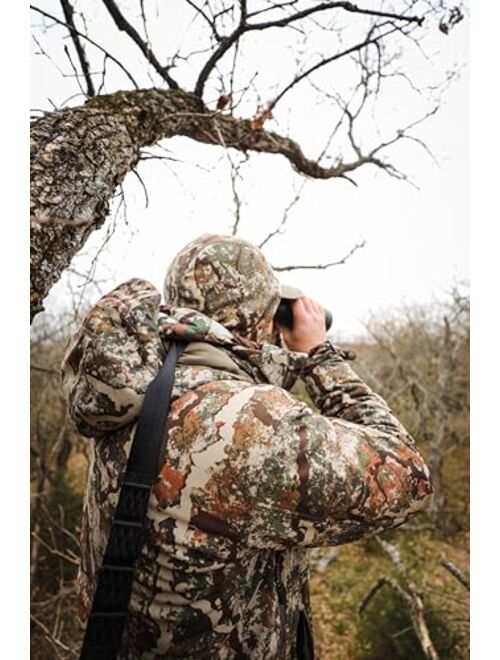 First Lite Mens Solitude Insulated Soft Shell Jacket - Fleece Hooded Windproof Camo Hunting Coat