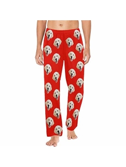 MyPupSocks Personalized Face Pajamas Pants Photo Pajama Bottoms for Men S-XXL