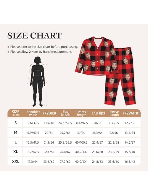 yehob Custom Pajama Sets with Face Personalized Pajamas