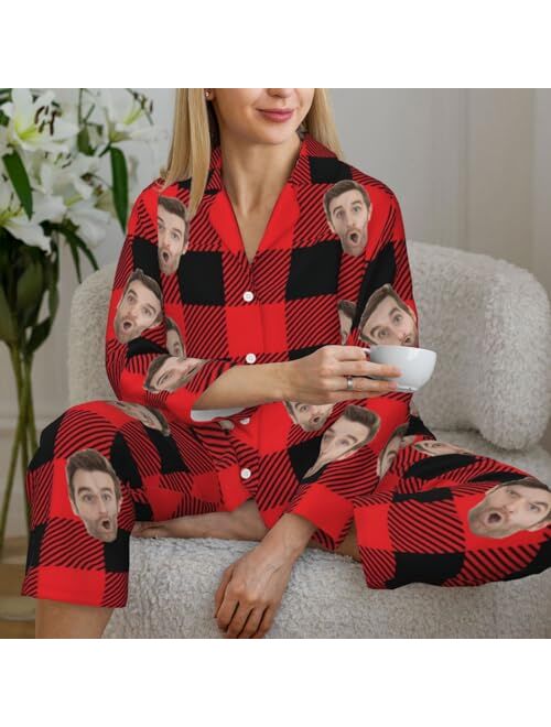 yehob Custom Pajama Sets with Face Personalized Pajamas