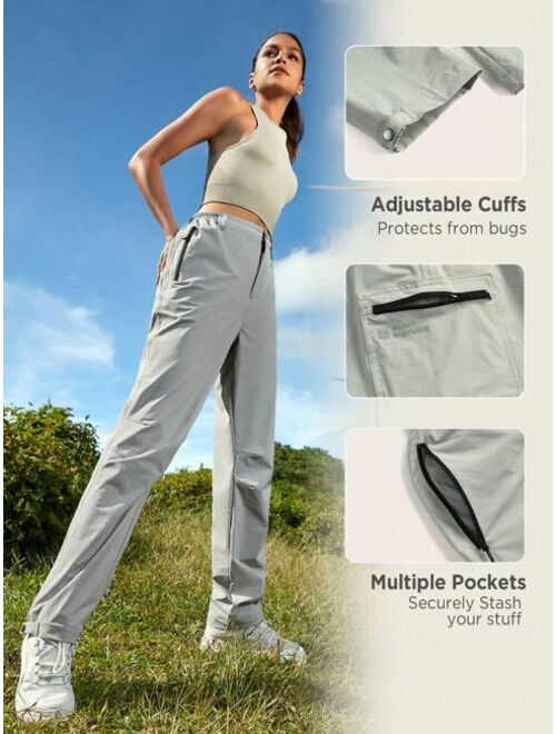 SHEIN In My Nature Women's Outdoor Urban Hiking Commute Sports And Leisure Stretchy Comfortable Long Pants