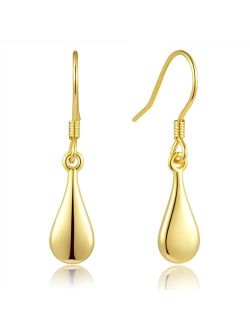 ToHeart Teardrop Earrings Jewelry Drop Earrings Lightweight Gold Earrings Dangle Gifts Bff Birthday