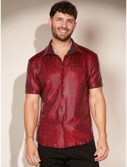 Shein Manfinity Men Solid Button Up Shirt