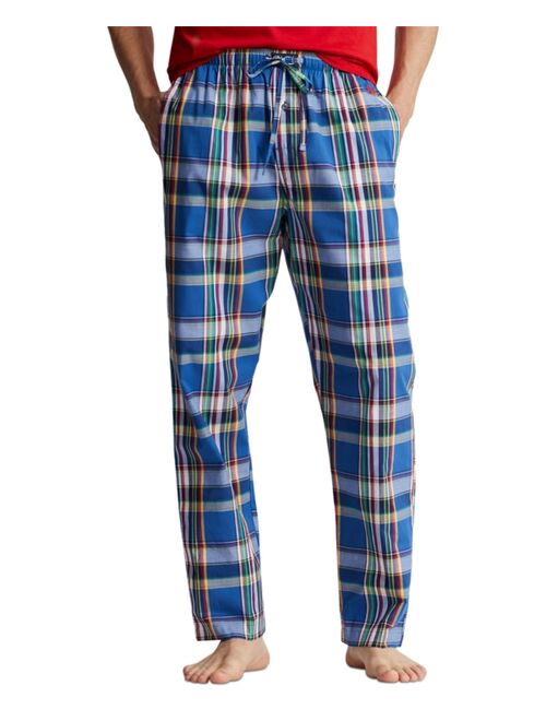 POLO RALPH LAUREN Men's Cotton Plaid Pajama Pants