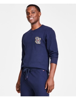 Men's Classic-Fit Waffle-Knit Long-Sleeve Pajama T-Shirt