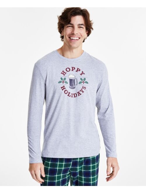 CLUB ROOM Men's Plaid Fleece Pajama Top & Pants Set, Created for Macy's