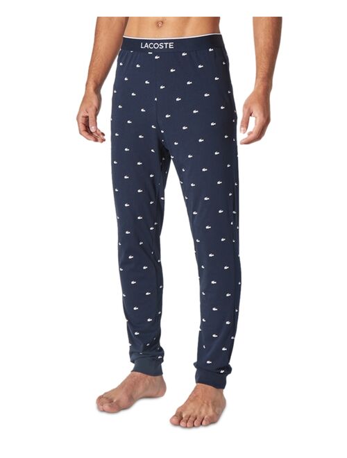 LACOSTE Men's Printed Pajama Joggers