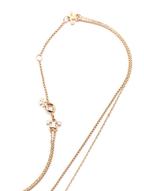 Tory Burch pearl-pendant layered necklace