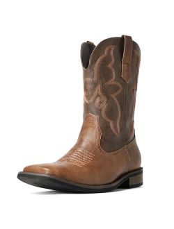Dixhills Cowboy Boots For Men - Western Boot Men's Cowboy Boots With Square Toe | Cowboy Western Boot | Pull-on Boots| Old West Style Embroidered
