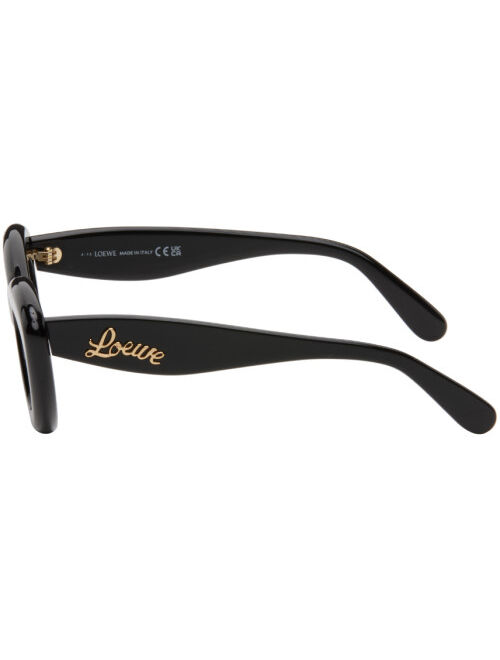 LOEWE Black Cat-Eye Sunglasses