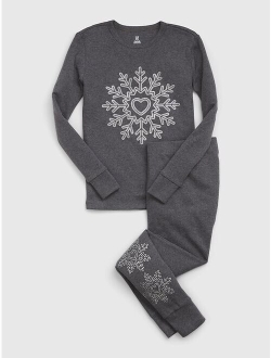 Kids Organic Cotton Print PJ Set