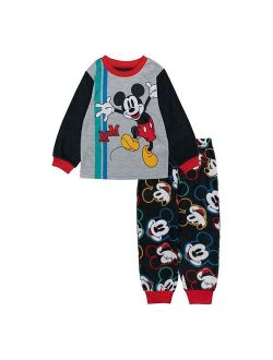 Licensed Character Disney's Mickey Mouse Toddler Boy Retro Pajama Set