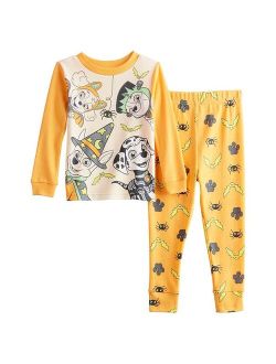 Licensed Character Toddler Paw Patrol "Spooked Pups" Halloween Top & Bottoms Pajama Set