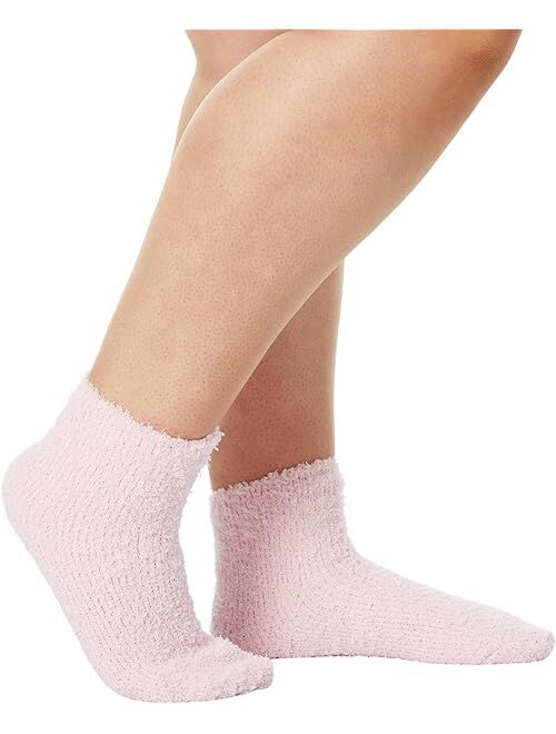 Karen Neuburger Plus Size Novelties Minky Long Sleeve Girlfriend PJ w/ Sock