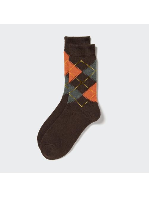 Uniqlo HEATTECH Argyle Socks